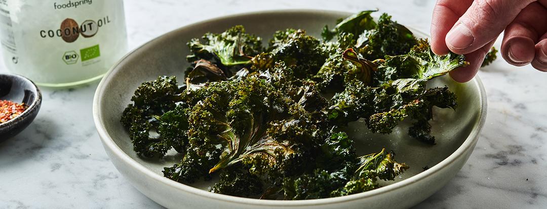 Chips de chou kale