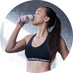 « Je trouve cela super que les Sparkling Aminos ne soient composés que de produits naturels. Exactement le soutien dont mon corps a besoin pour l’entraînement. » 